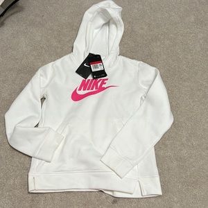 Girls Nike Hoodie - White Hoodie - Nike